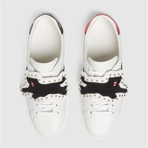 gucci patch shoes